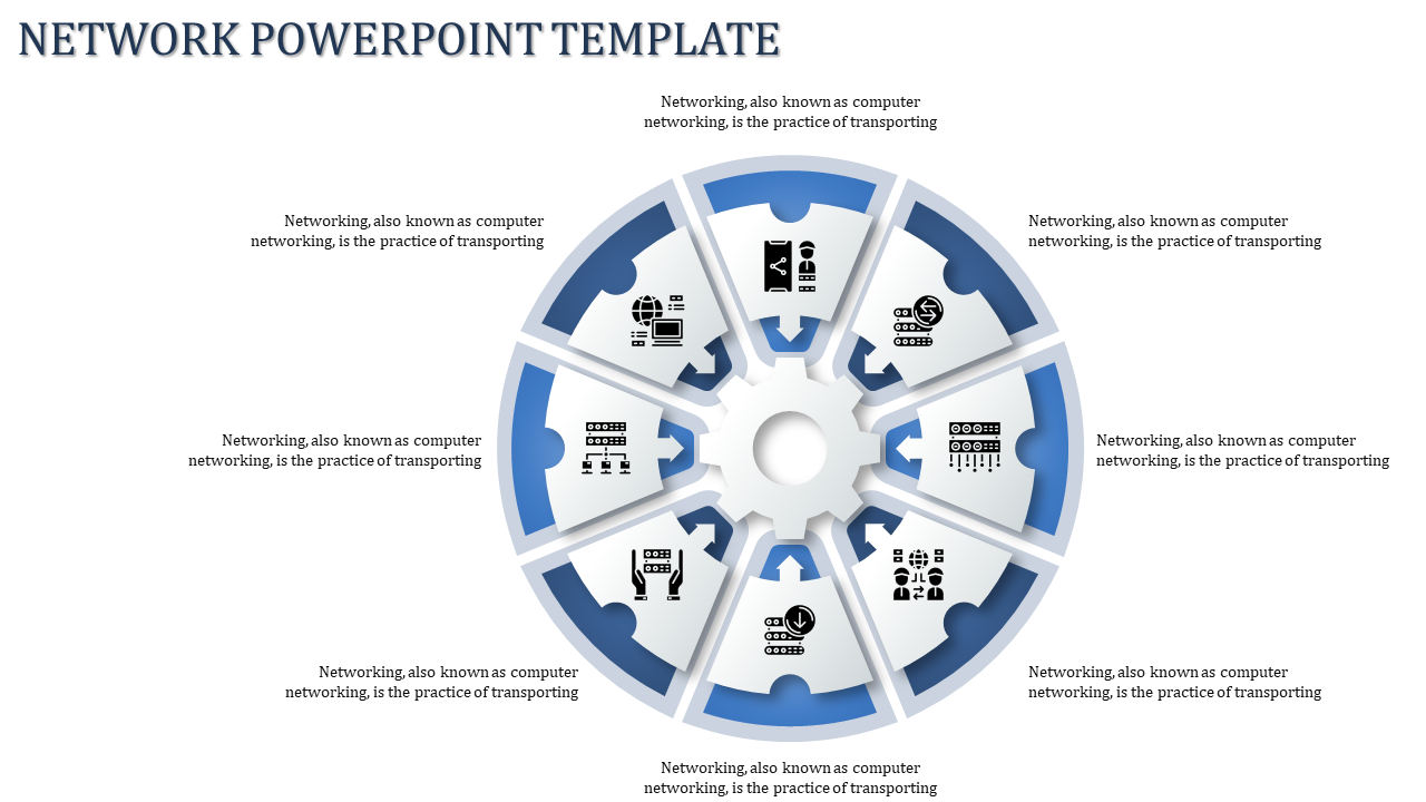 Best Network PowerPoint Template Presentation Slides
